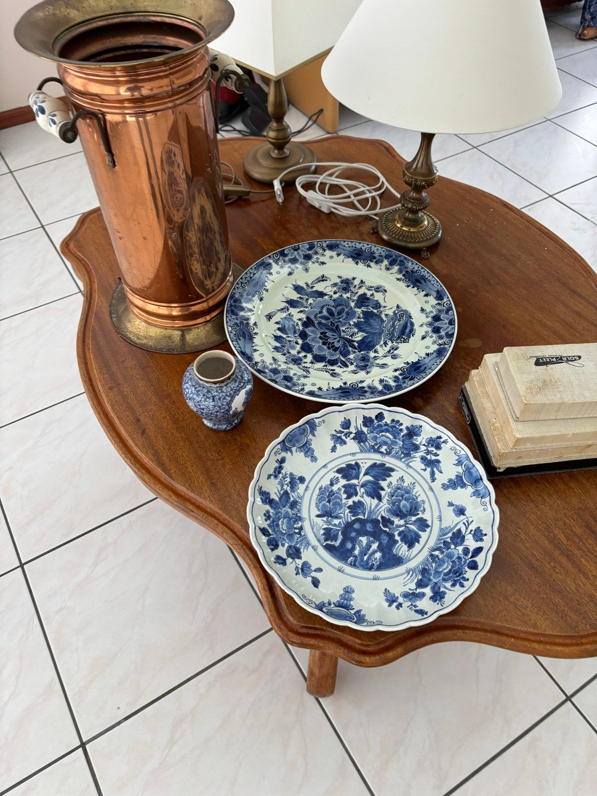 2 Delfts blauwe borden, Ophalen of Verzenden