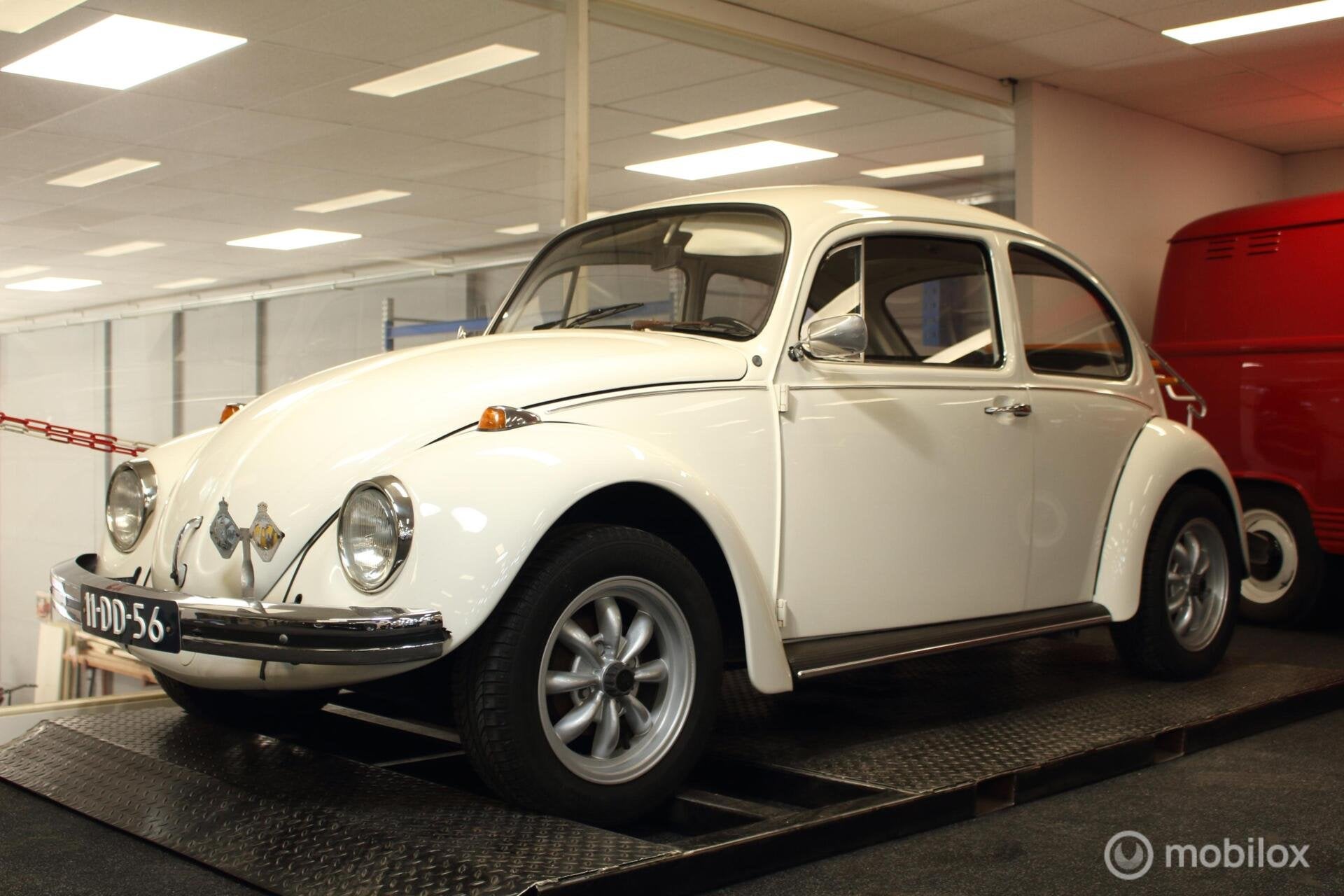 Volkswagen Kever, Lederen bekleding, Zwart, Overige carrosserieën, Volkswagen
