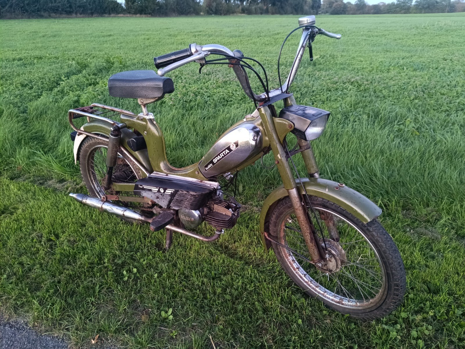 Sparta buddy Oldtimer brommer, Ophalen