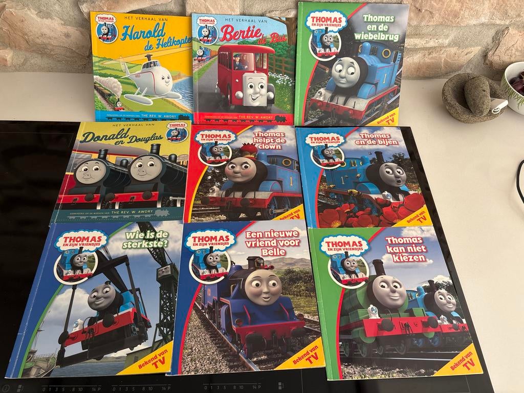 Thomas de Stoomlocomotief Boeken Collectie (9 stuks), Ophalen of Verzenden, Gelezen, Fictie algemeen