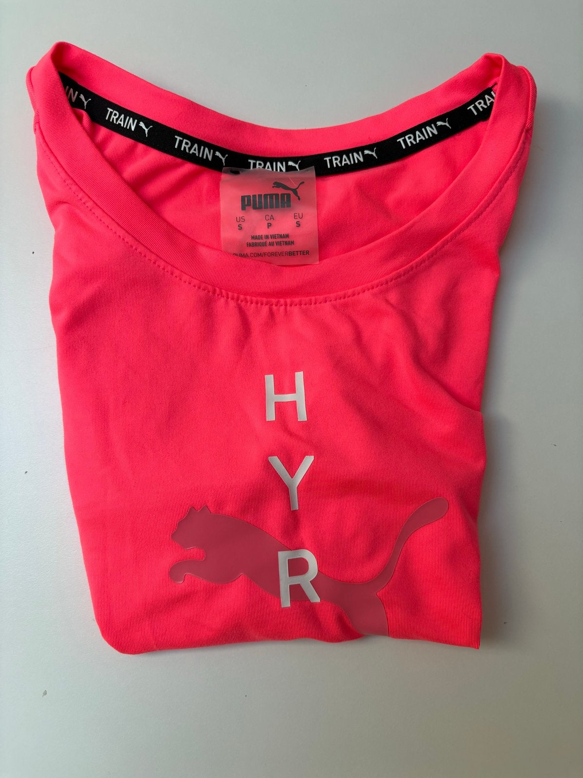 Hyrox Puma sporttop maat S - Als nieuw, Overige typen, Ophalen of Verzenden, Zo goed als nieuw, Roze