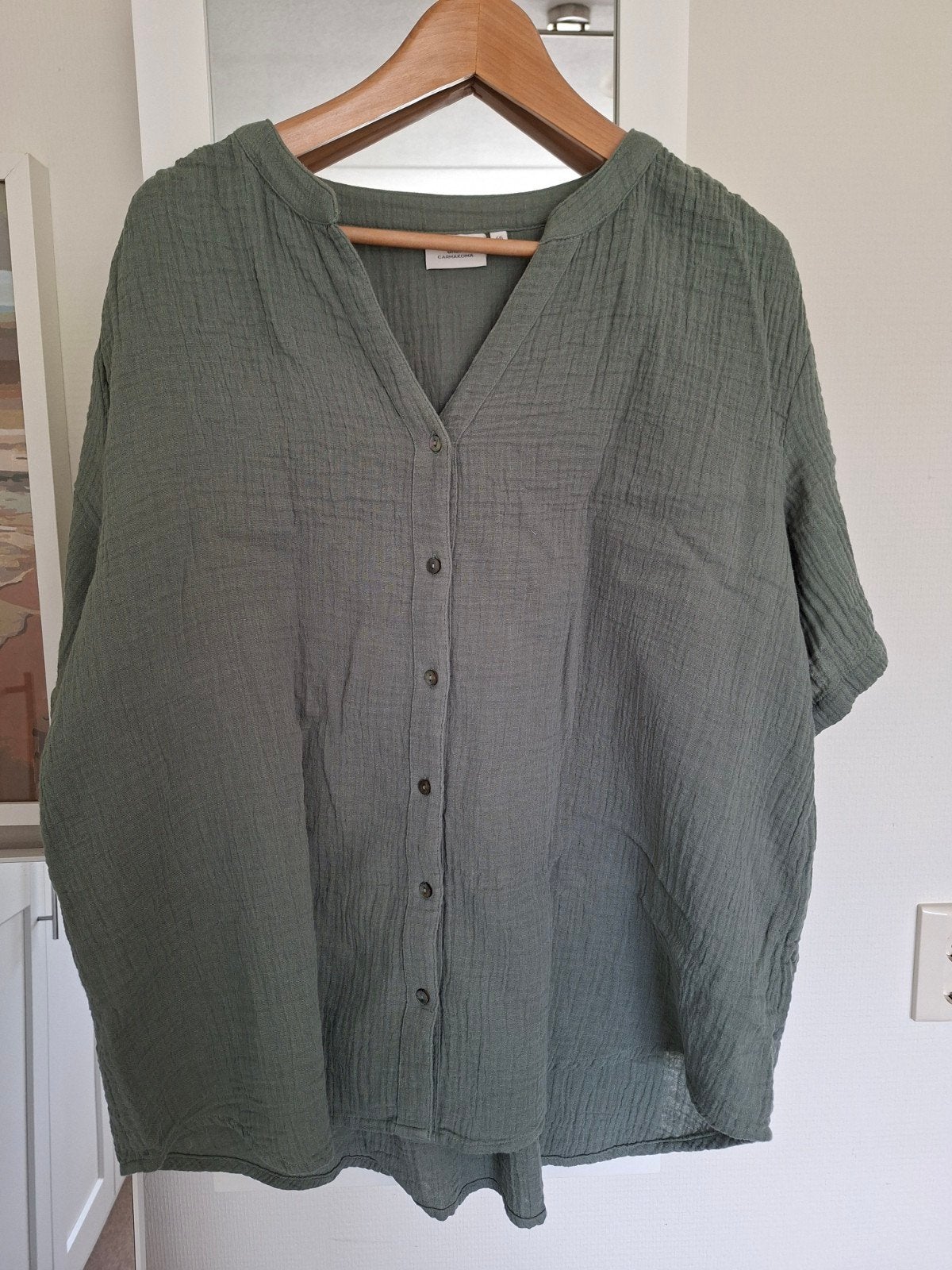 Groene blouse, lekker luchtig maat 46, Ophalen of Verzenden