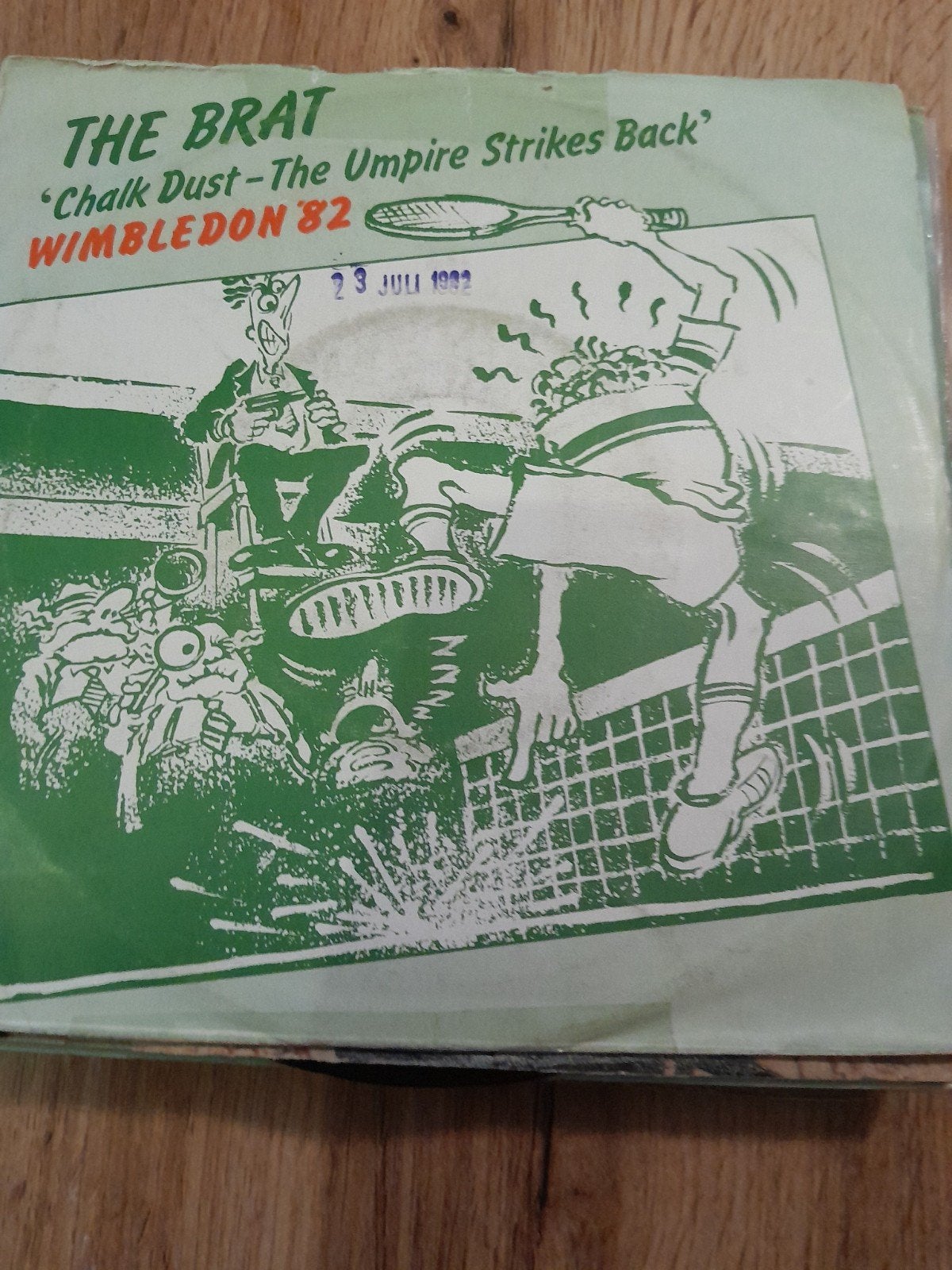 the brat 7inch chalk dust the umpire strikes back, Ophalen of Verzenden, Zo goed als nieuw, Pop