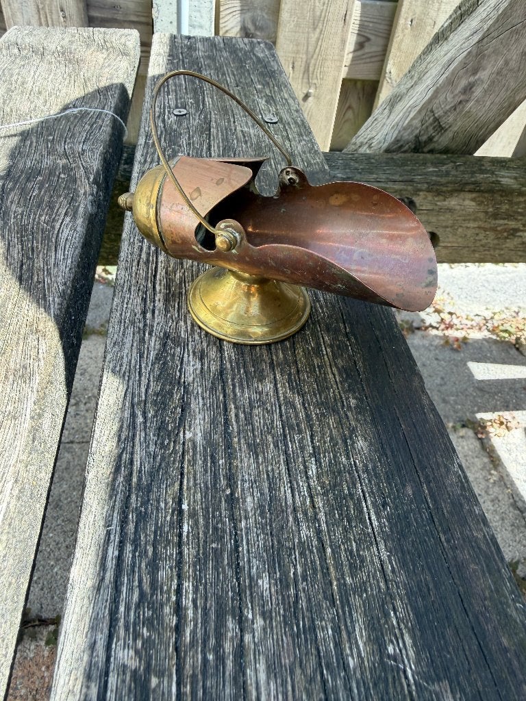Kleine messing kolenschep, Ophalen of Verzenden