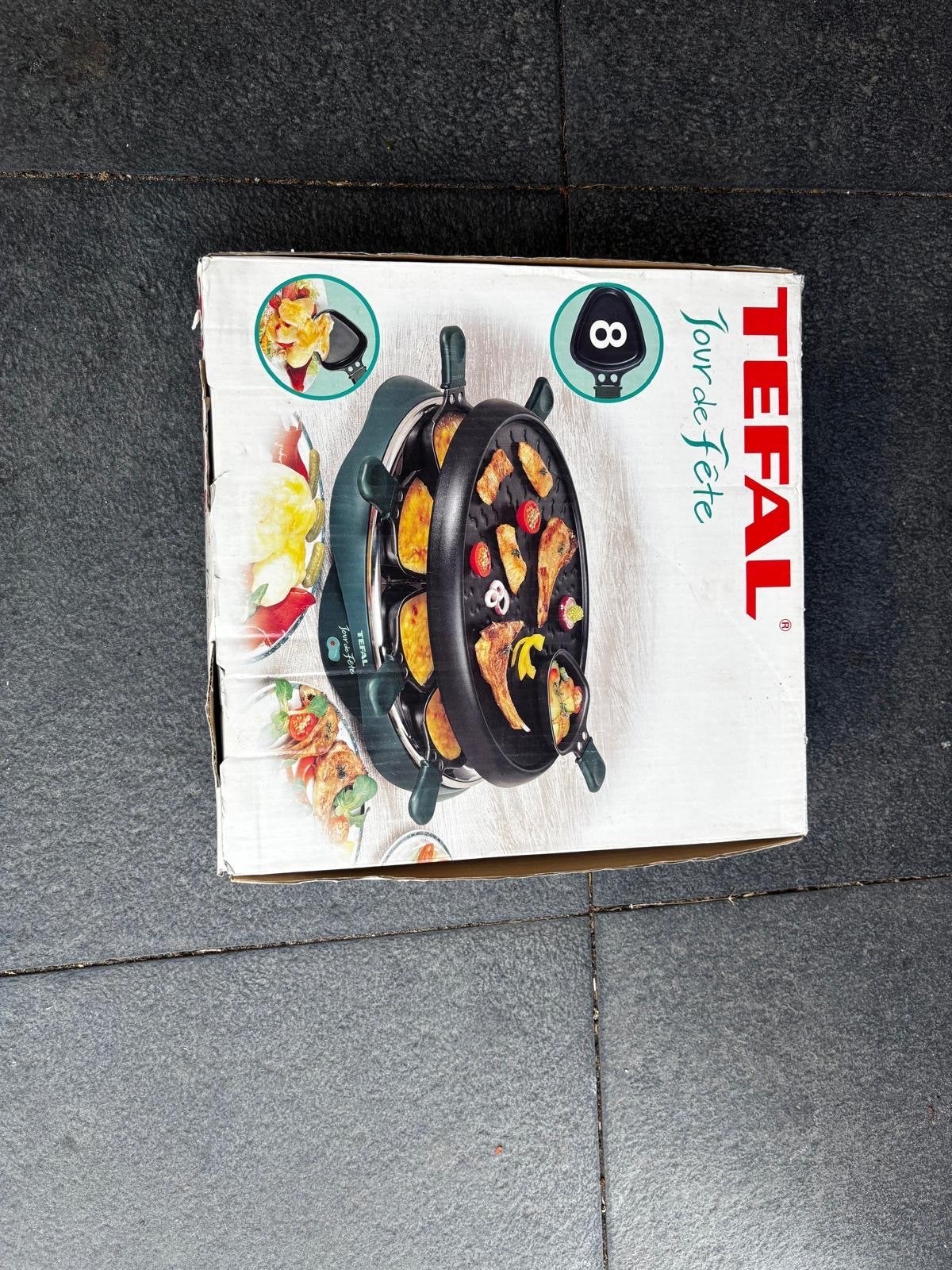 Tefal Raclette Grill - Jour de Fête (8 personen), Ophalen of Verzenden, Zo goed als nieuw, 8 personen of meer
