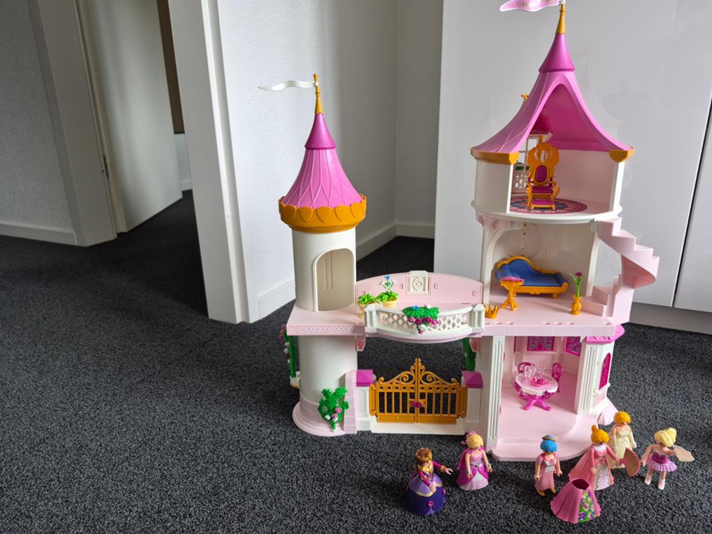 Playmobil Prinsessenkasteel 70448 met poppen, Ophalen of Verzenden, Zo goed als nieuw, Complete set