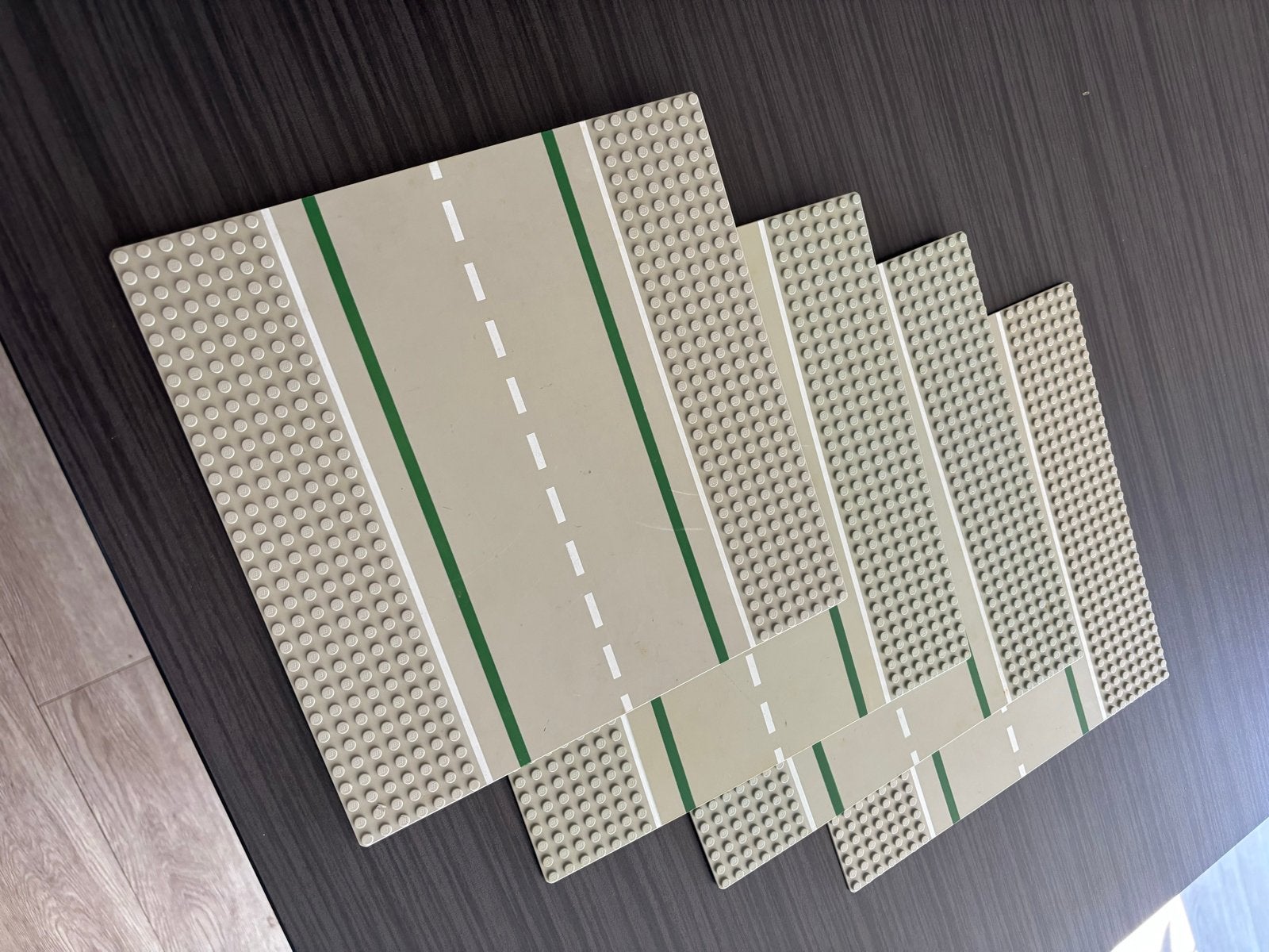 Vintage Lego grondplaten straat rechtdoor, Ophalen of Verzenden, Gebruikt
