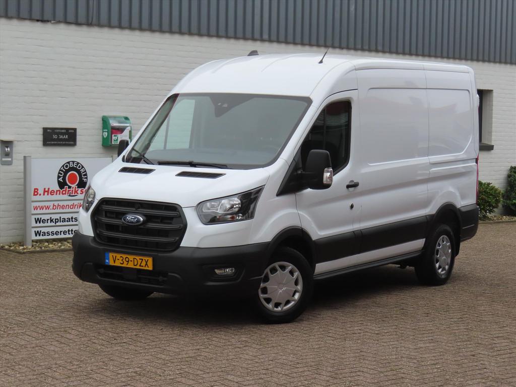Ford Transit GB 350 L2H2 TDCi 105pk FWD Trend/ Trekhaak met, Stof, 4 cilinders, 2500 kg, Wit