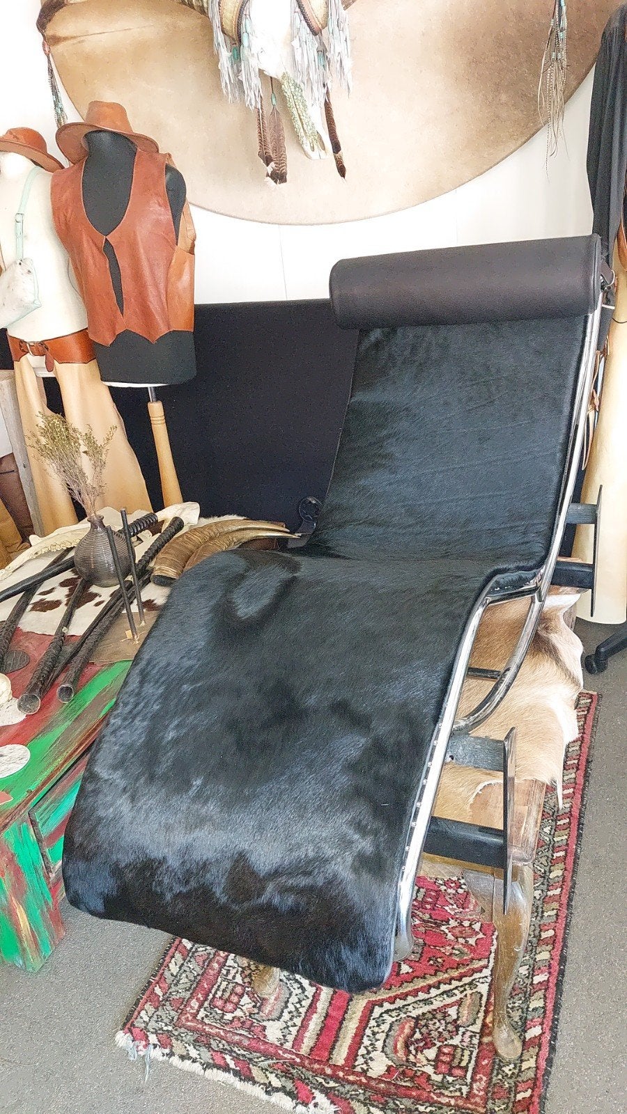 nieuwe Lc4 Le Corbusier Dekken inclusief Leder Nekrol, Huis en Inrichting, Ophalen of Verzenden, Nieuw, Leer, Design