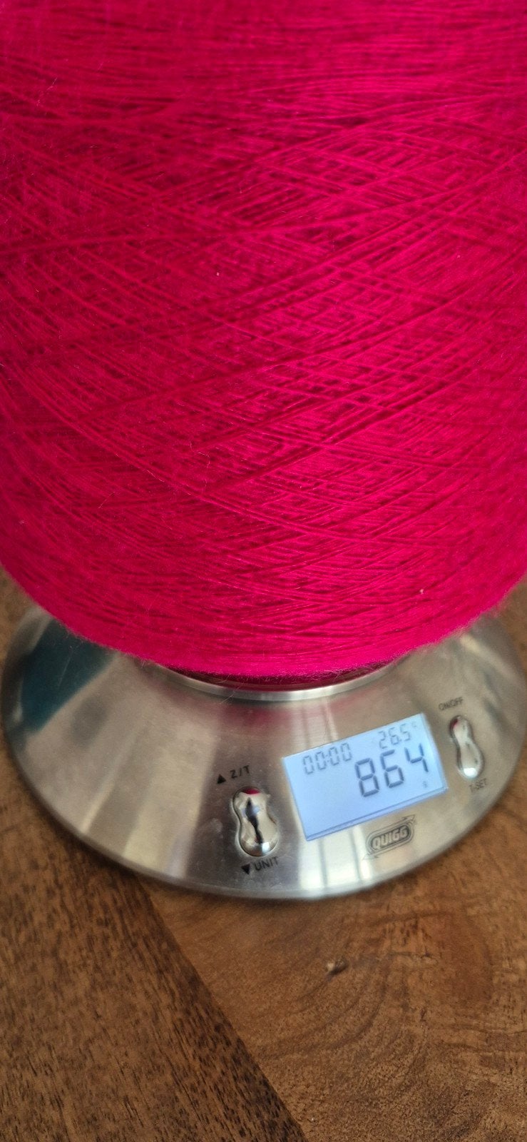 Breimachine garen op koon - Fuchsia, Ophalen of Verzenden, Nieuw, Breien of Haken, Wol of Garen