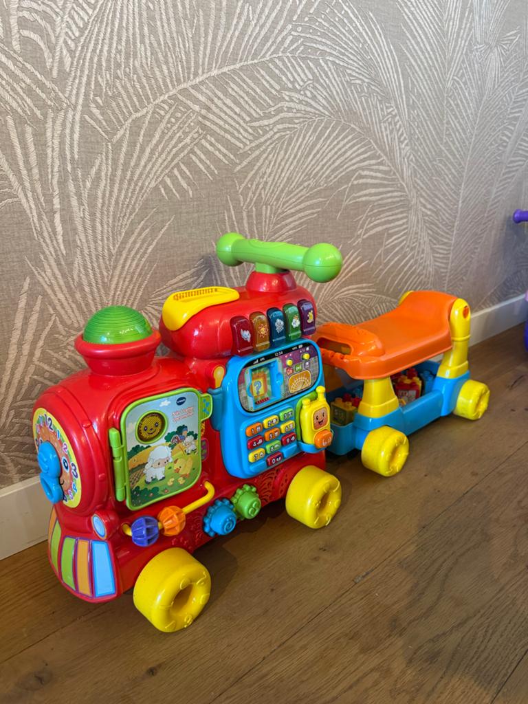 VTech locomotief, Kinderen en Baby's, Speelgoed | Vtech, Ophalen, Gebruikt, 6 maanden tot 2 jaar