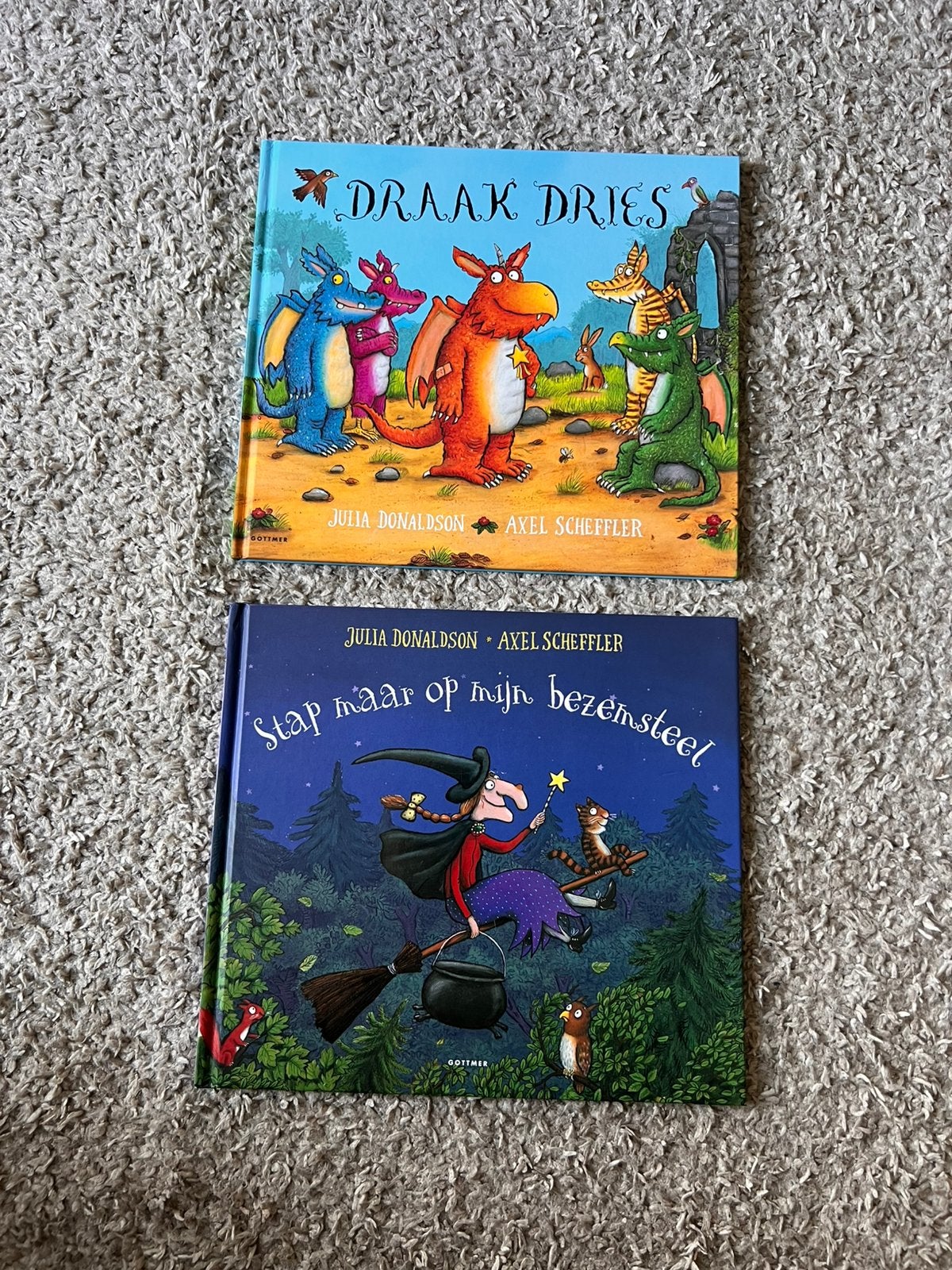 Julia Donaldson en Axel Scheffler boeken, Verzenden, Zo goed als nieuw