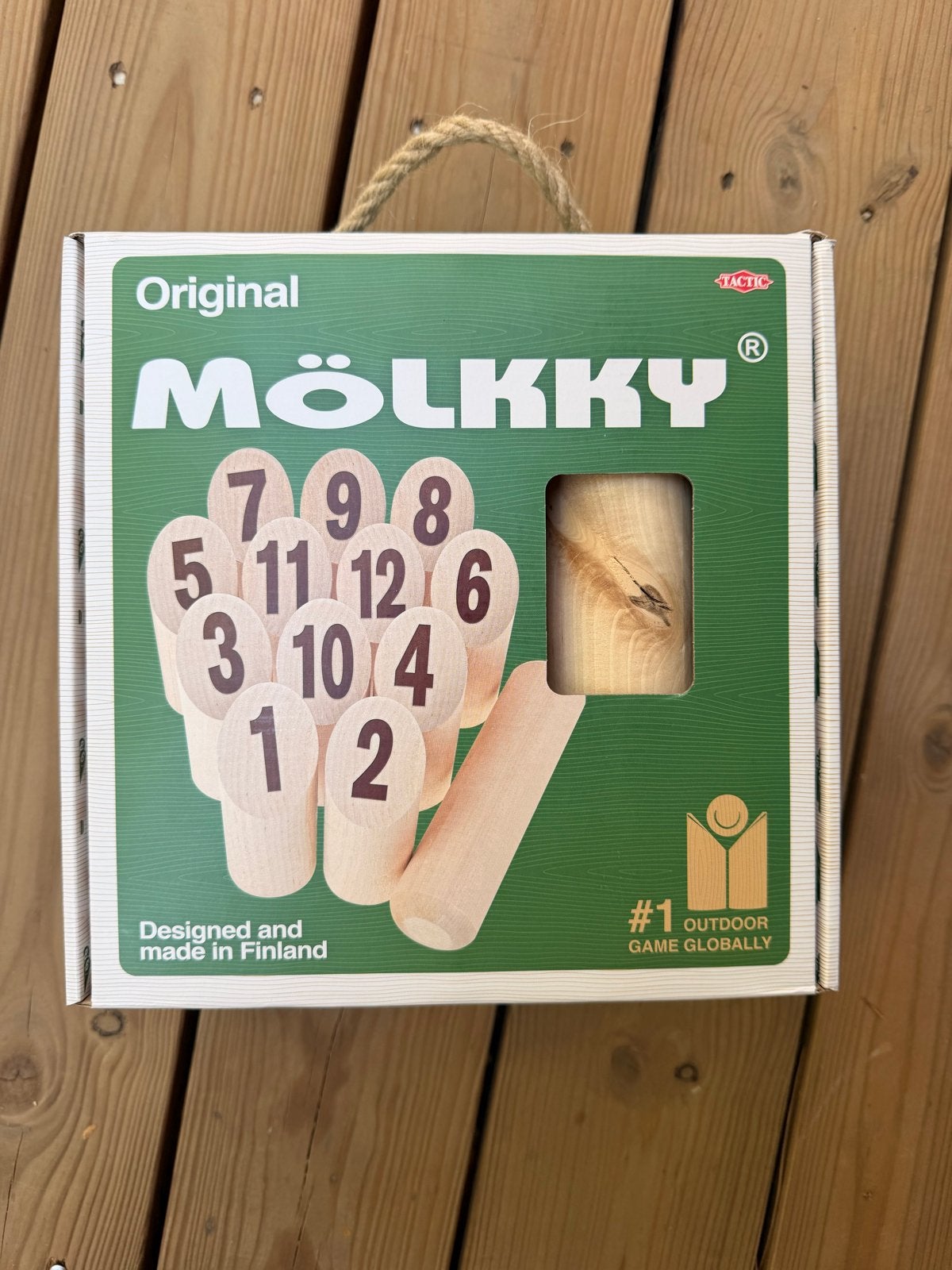 Mölkky Original Outdoor Werpspel - Nieuw in doos, Een of twee spelers, Ophalen, Nieuw, Reisspel