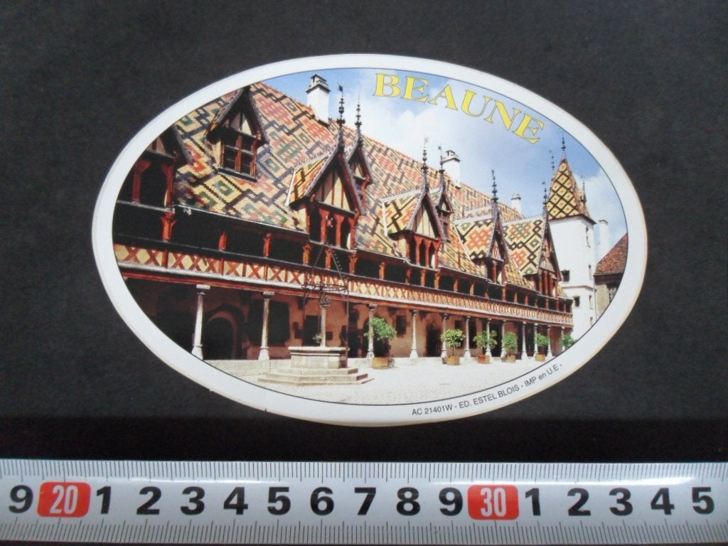 sticker Frankrijk  BEAUNE, Ophalen of Verzenden, Zo goed als nieuw