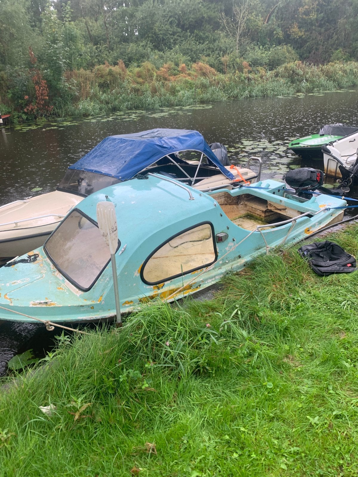 Te koop vis bootje, Caravans en Kamperen, Ophalen, Gebruikt