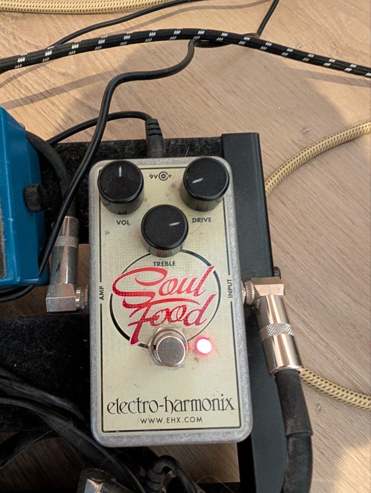 Electro Harmonix Soul Food Overdrive Pedaal, Ophalen of Verzenden, Gebruikt, Distortion, Overdrive of Fuzz