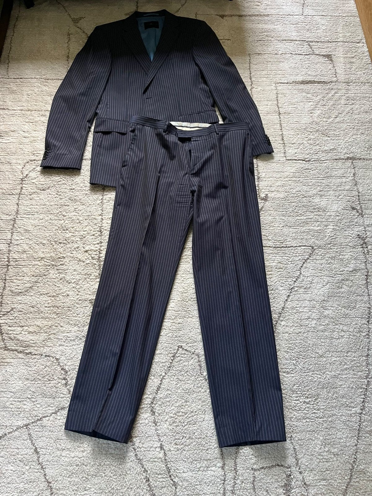 BOSS HUGO BOSS herenpak donkergrijs – maat 102, Kleding | Heren, Maat 52/54 (L), Ophalen of Verzenden, Zo goed als nieuw, Grijs
