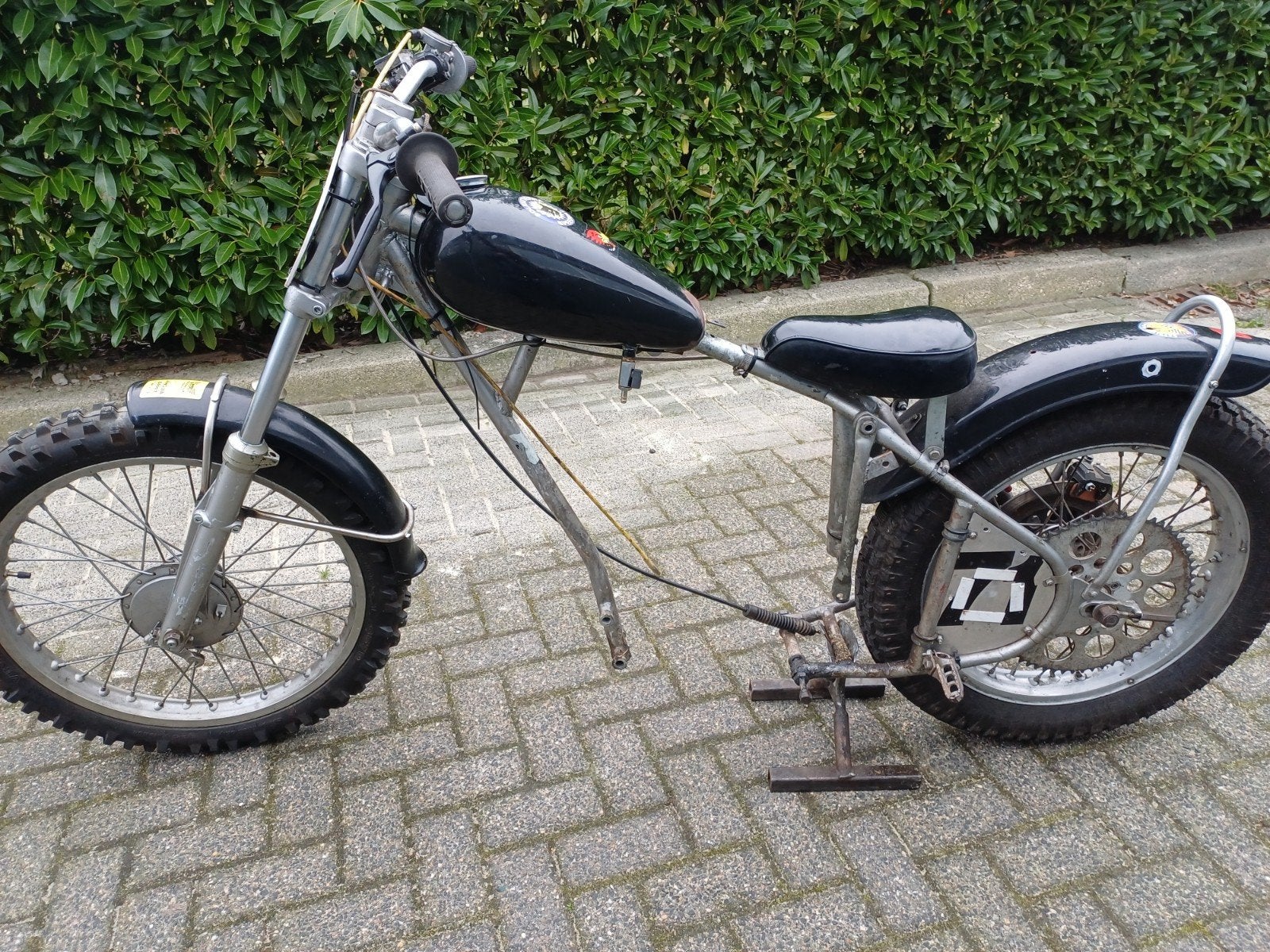 Frame Jawa oldtimer speedway motor, Ophalen, Gebruikt