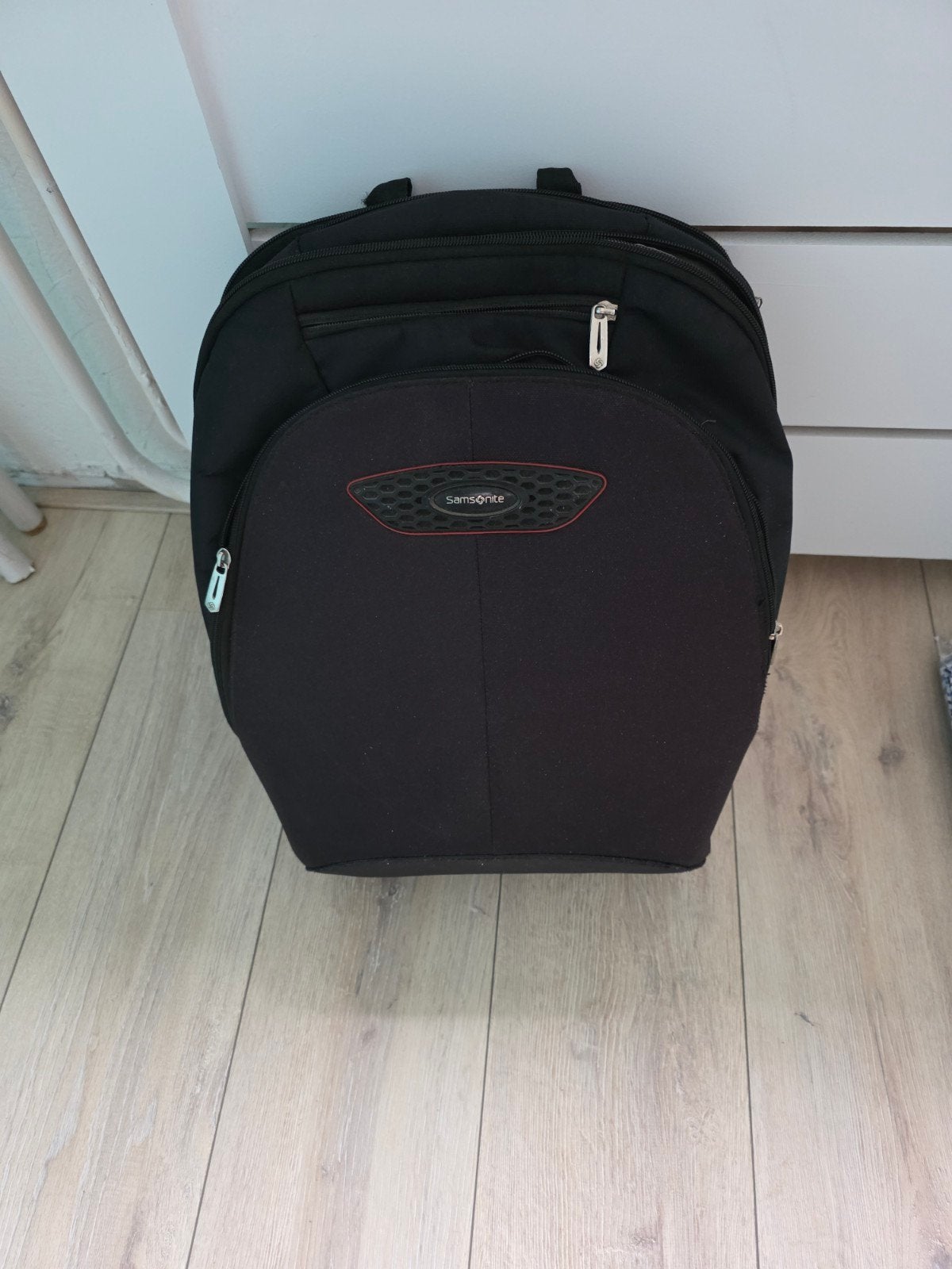 Samsonite Rugtas met Laptopvak en Veel Vakken, Gebruikt, 25 tot 40 cm, Ophalen, Overige merken