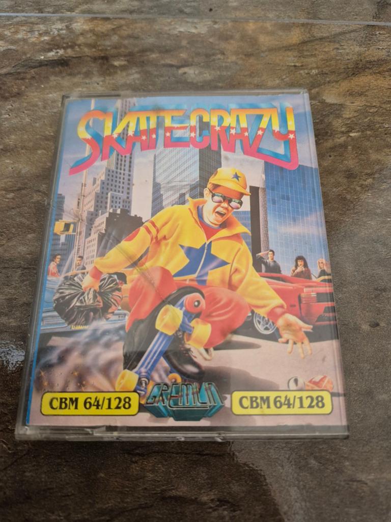 Skate Crazy - Commodore 64/128 Kassette Game, Gebruikt, 1 speler, Ophalen of Verzenden, Sport