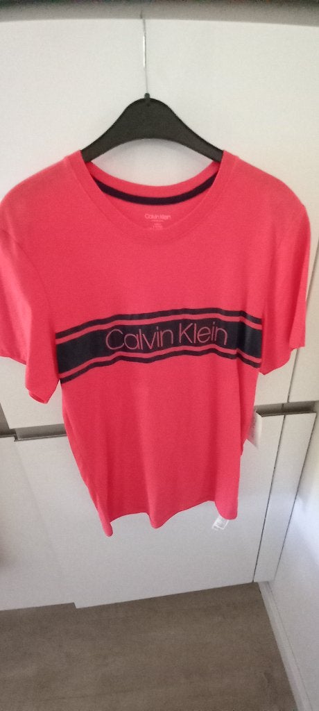 Calvin Klein rood shirt maat S., Calvin Klein, Nieuw, Ophalen of Verzenden, Rood