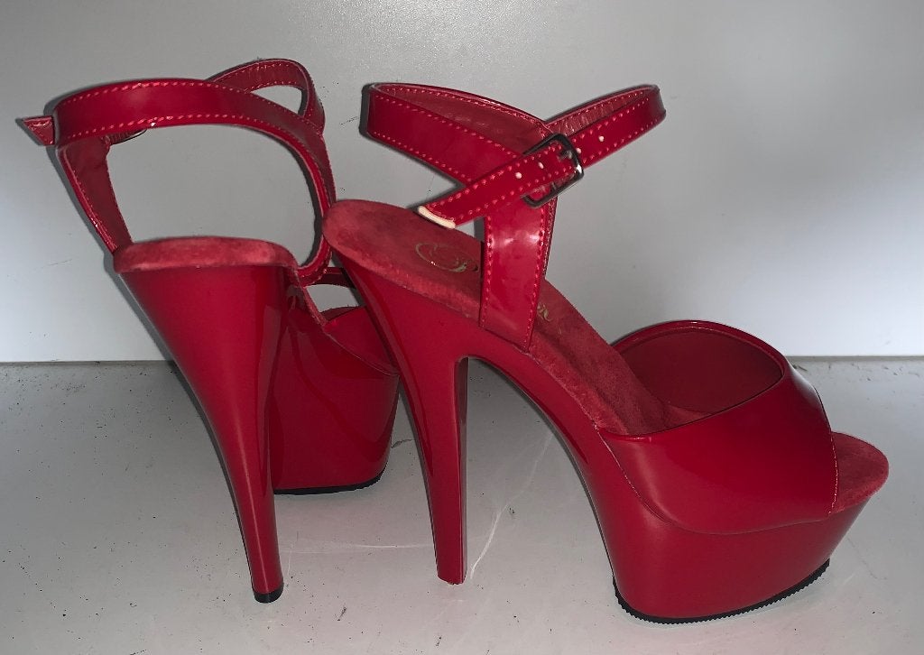 Sexy Pleaser hakken mt 37 Rood Nieuw, Nieuw, Pleaser, Ophalen of Verzenden, Schoenen met hoge hakken