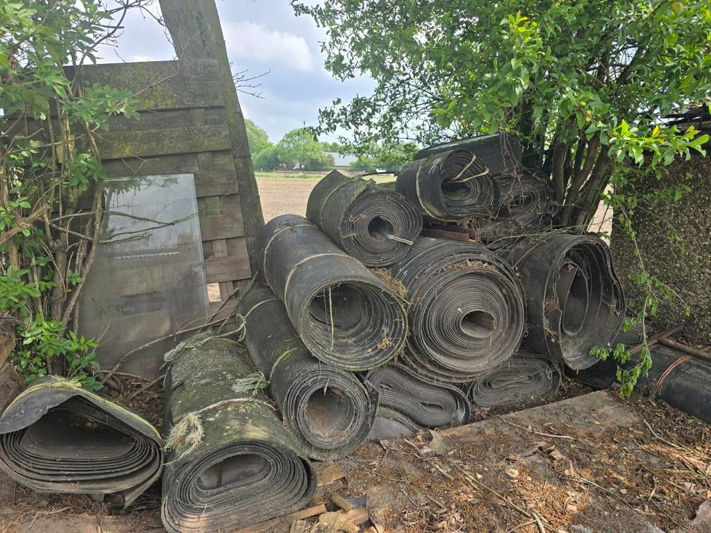 Rubber matten op rol, gemiddeld 100 cm breed, Ophalen of Verzenden