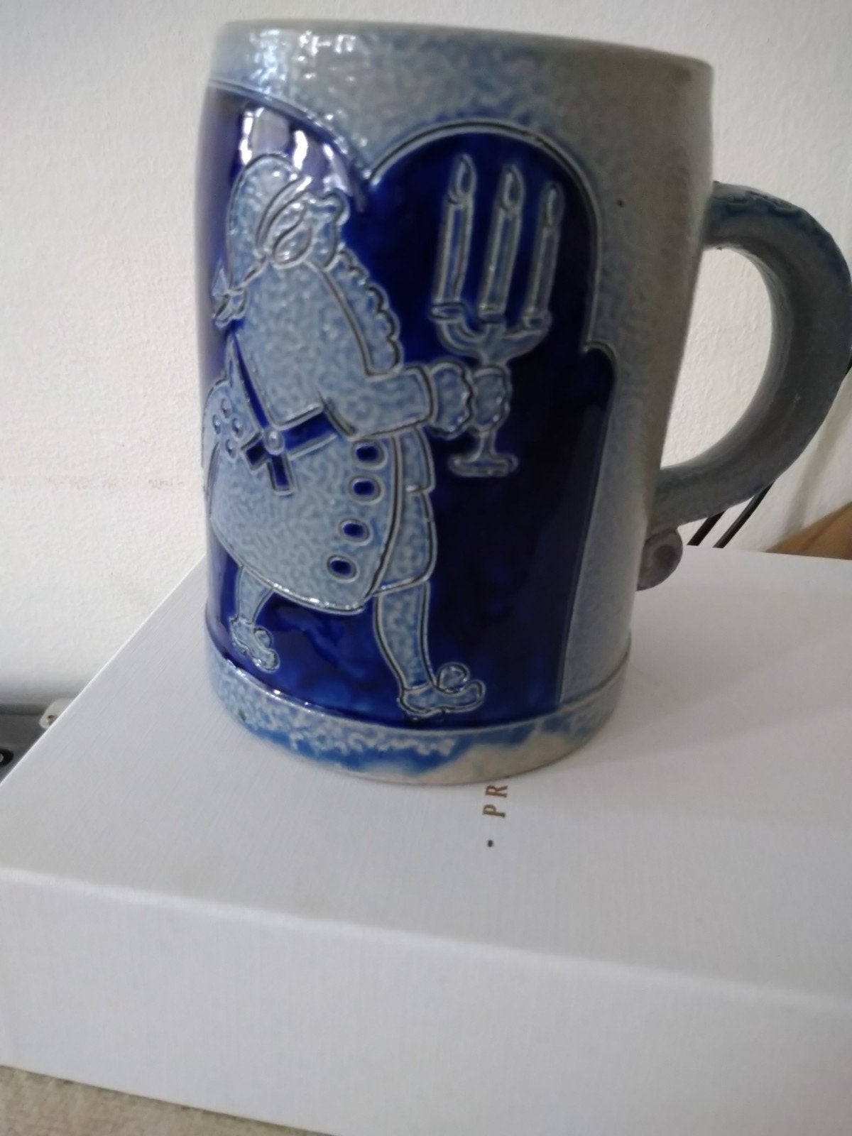 Leuke aardewerken bier pul, Antiek en Kunst, Ophalen of Verzenden