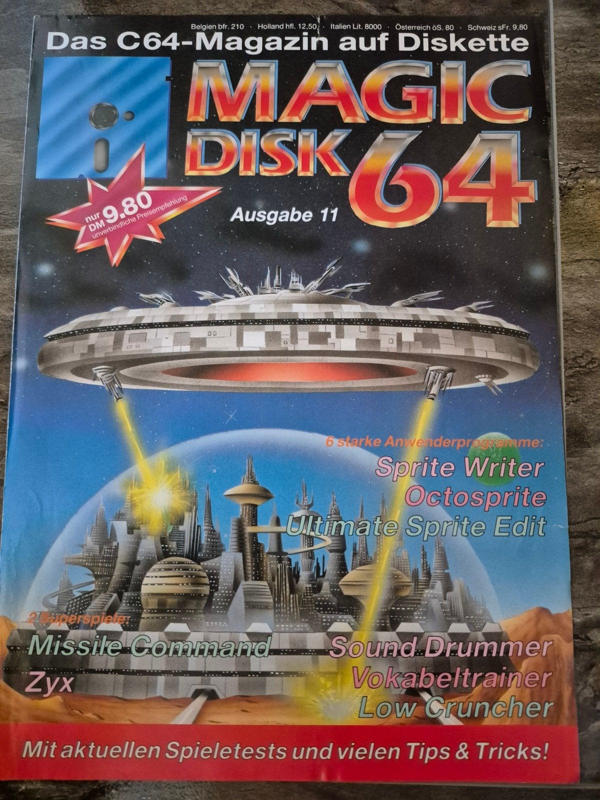 Magic Disk 64 - C64-Magazin op Diskette - Uitgave 11, Computers en Software, Ophalen of Verzenden, Magic Disk 64