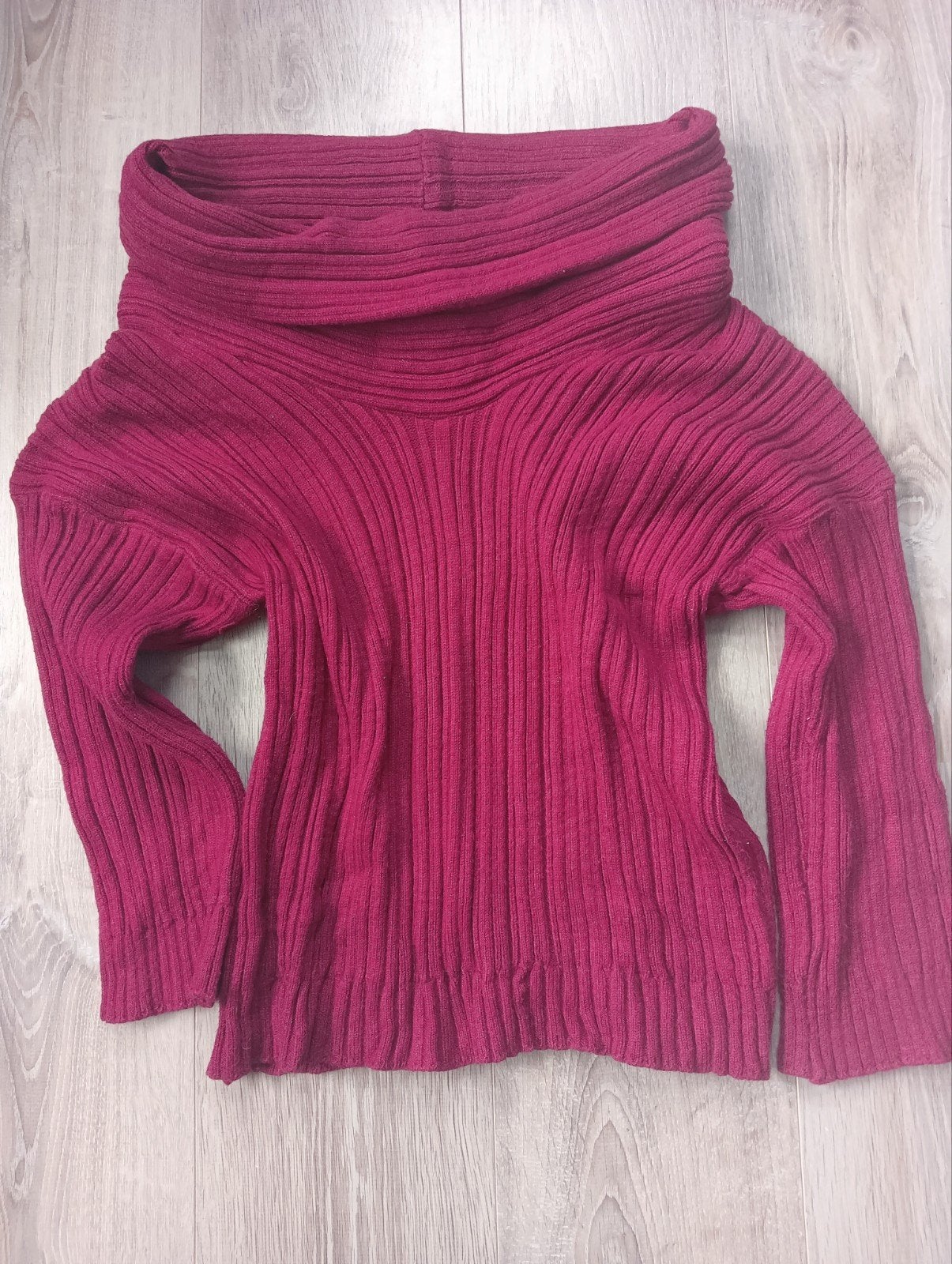 Off shoulder trui mt S van dikke zwaardere stof, Onbekend, Ophalen of Verzenden, Gedragen, Maat 36 (S)