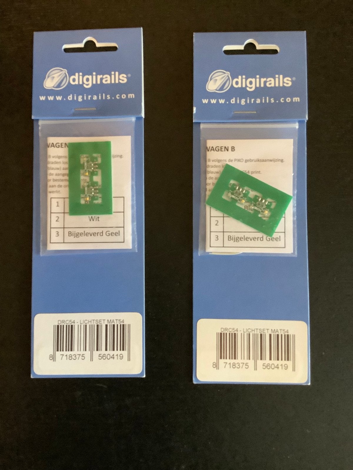 Digirails lichtset tbv Piko Hondekop,  .: sein en sluitsein, Gelijkstroom, Overige typen, Piko, Ophalen of Verzenden