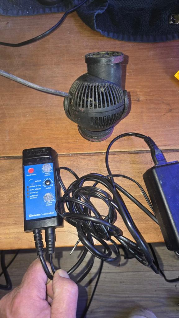 Tunze controller met wavemaker, Ophalen