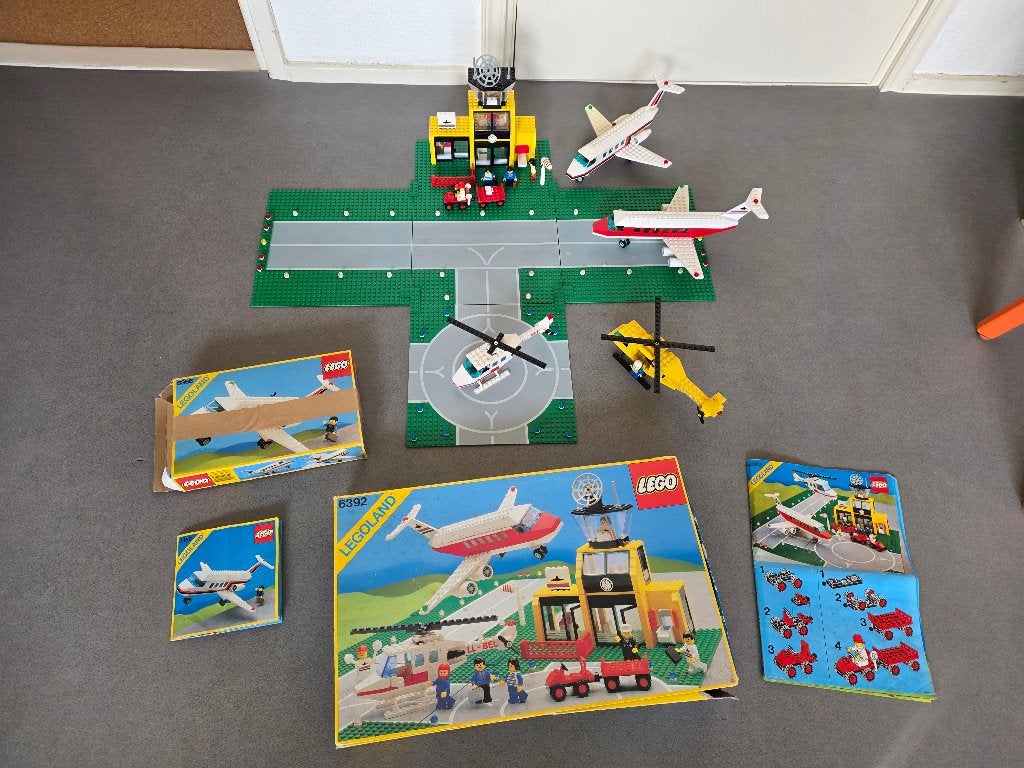 Lego vliegveld 6392 + 6368 + 6697, Kinderen en Baby's, Speelgoed | Duplo en Lego, Gebruikt, Compleet, Lego, Ophalen of Verzenden