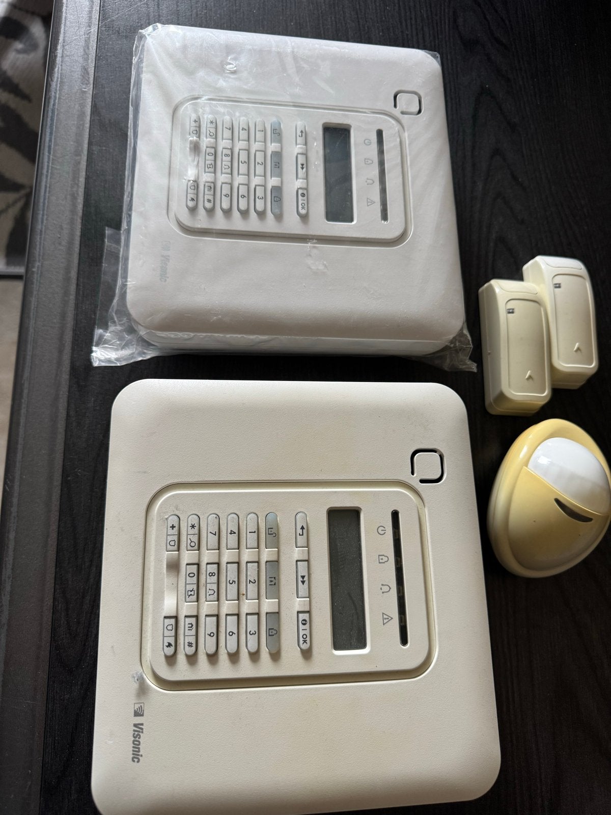 Visonic PowerMaster-10 Alarmsysteem met sensoren, Beweging, Ophalen of Verzenden, Zo goed als nieuw, Compleet systeem