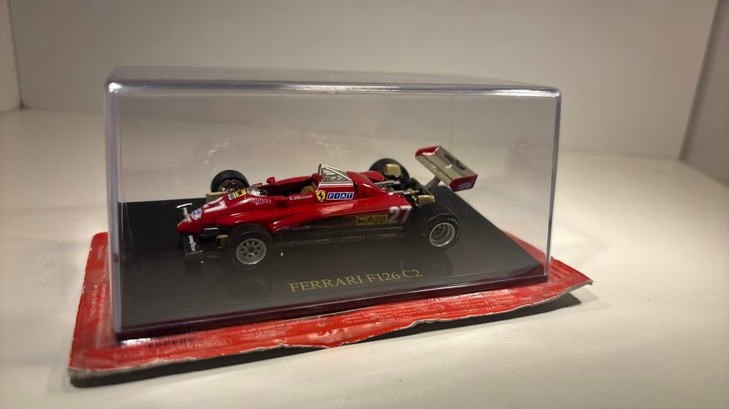 F1 ferrari f126 c2 atlas 1.43, Hobby en Vrije tijd, Overige merken, Auto, Ophalen of Verzenden, A
