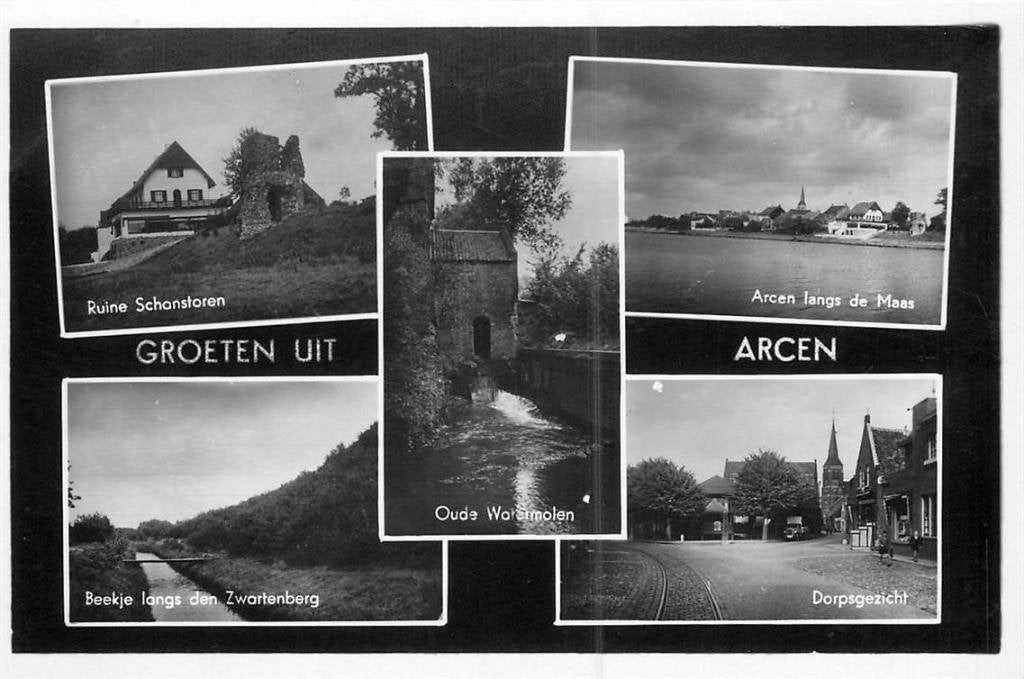 388-506-039 Arcen, Verzamelen, Ansichtkaarten | Nederland, Verzenden, Voor 1920, Limburg