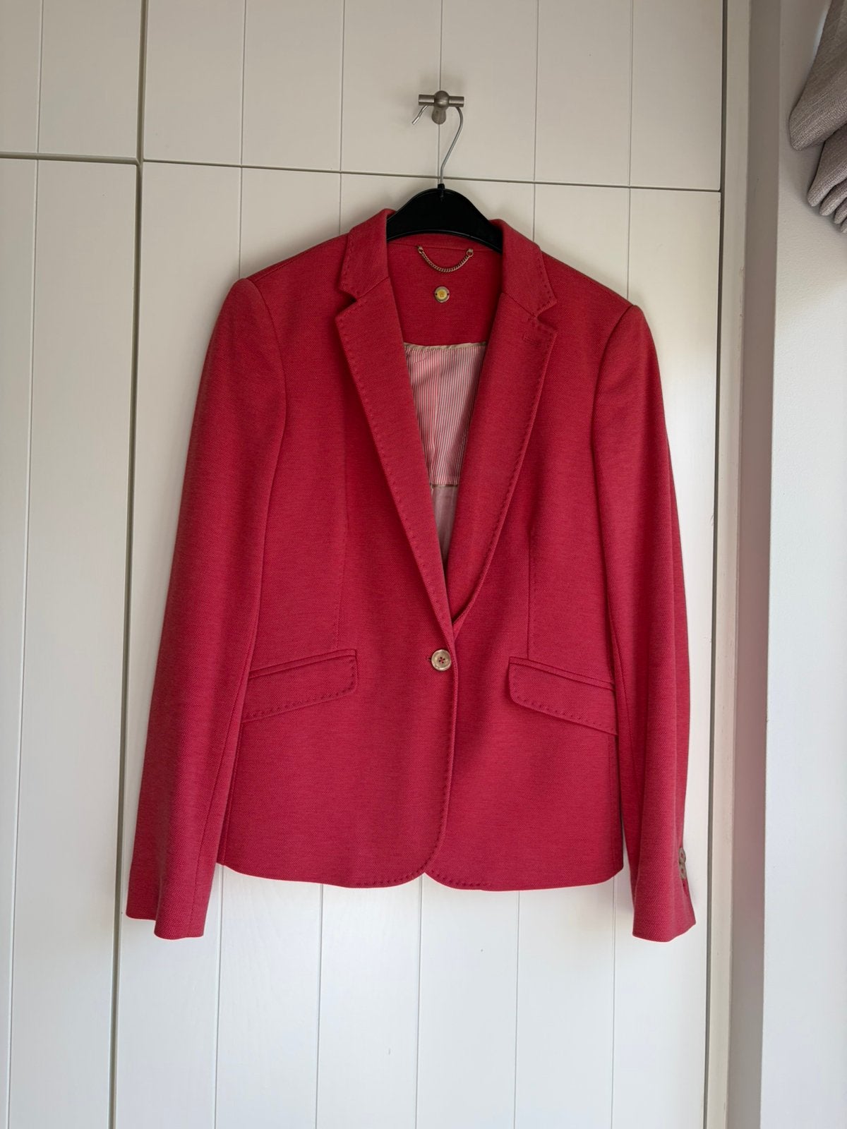 Blazer massimo dutti koraalkleur mt 40, Ophalen of Verzenden, Zo goed als nieuw, Maat 38/40 (M)