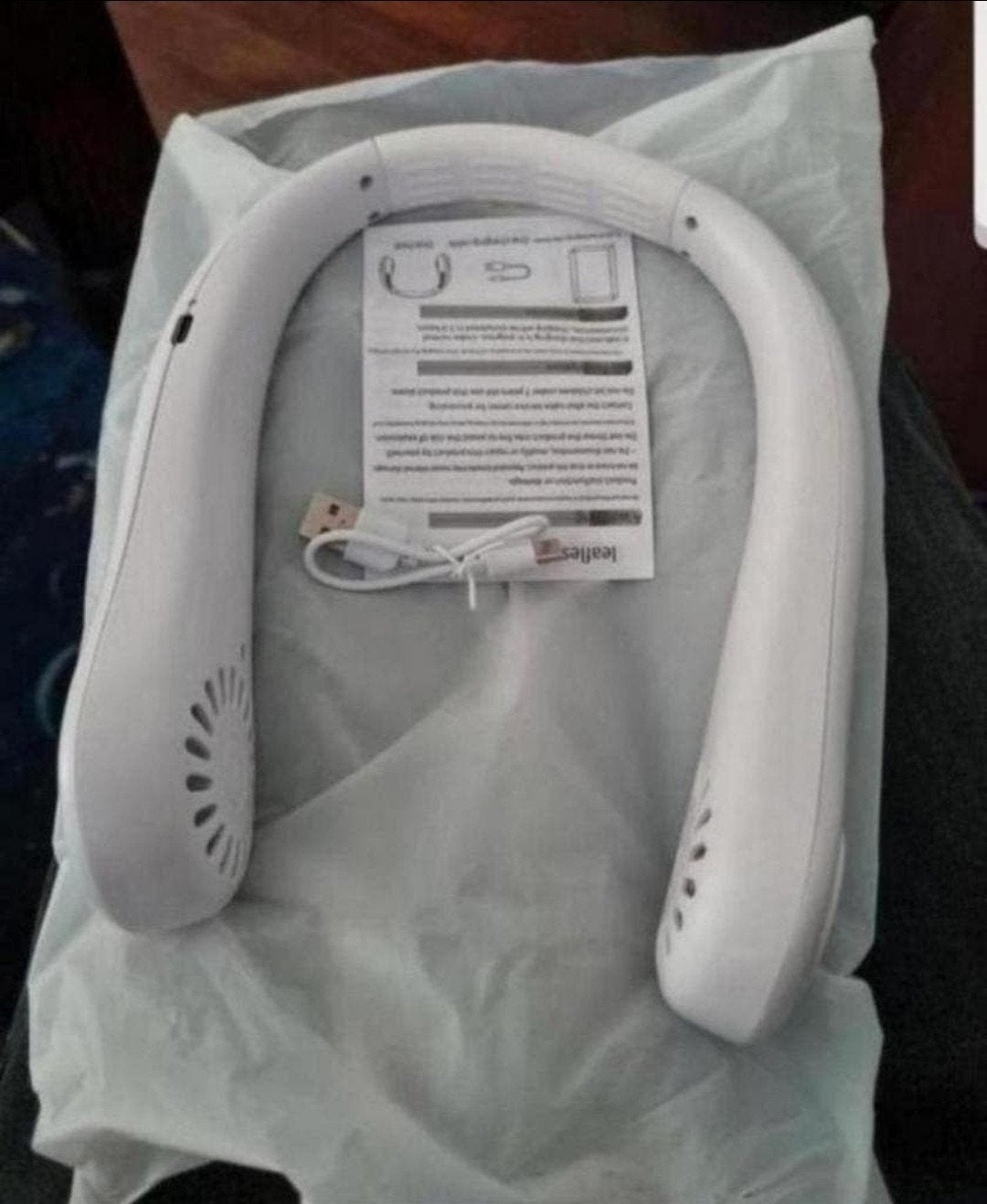 Handige nekventilator oplaadbaar via USB handsfree €15,00, Ophalen of Verzenden, Nieuw
