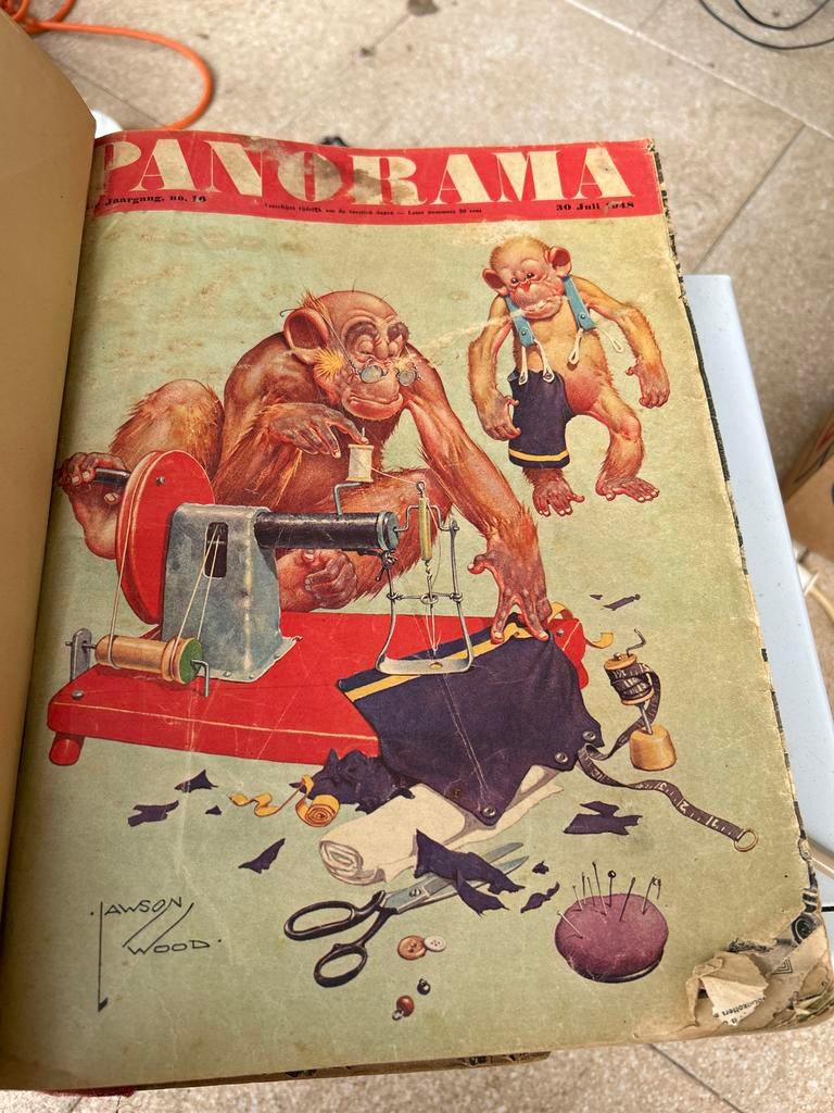 Verzamelboek oude Panorama's (1948-1950), Ophalen of Verzenden, Gelezen, Overige typen
