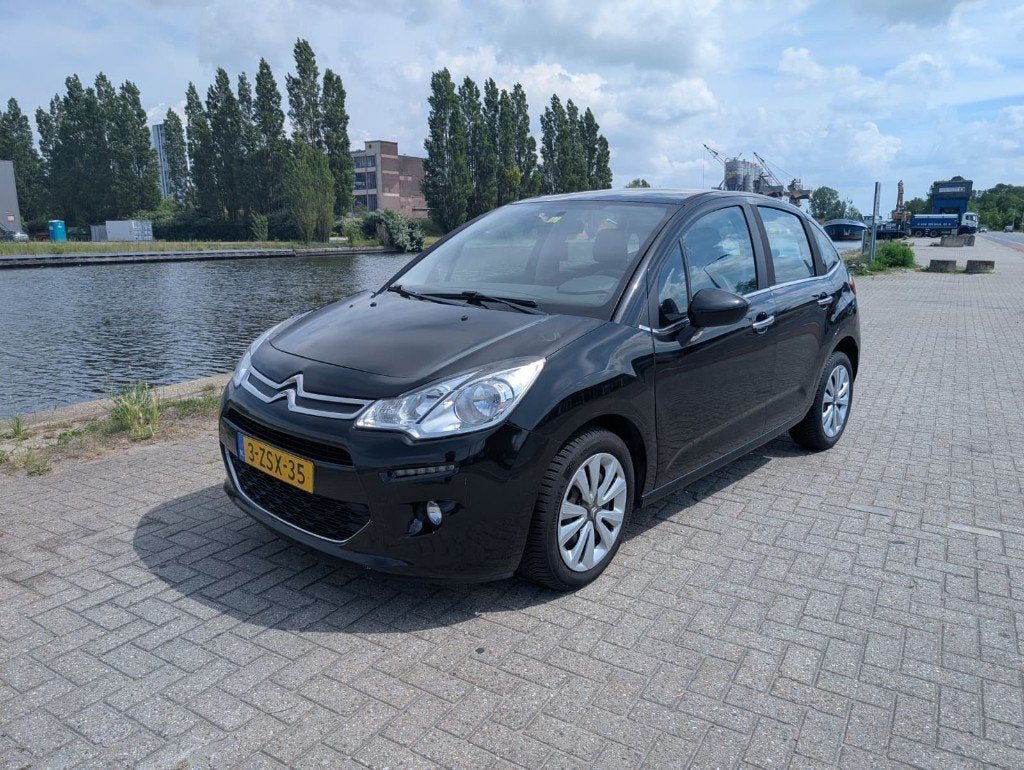 Citroën C3 1.0 I 50KW 2015 Zwart, Auto's, Citroën, Voorwielaandrijving, 948 kg, 775 kg, Origineel Nederlands