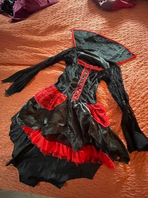cosplay kleding jurk small/medium, Ophalen of Verzenden, Zo goed als nieuw, Maat 36 (S), Carnaval