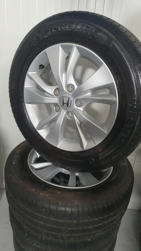 16"Originele Honda LM Velgen+Banden 5x114.3 HR-V- XR-V Zgan!, Auto-onderdelen, Banden en Velgen, 16 inch, Banden en Velgen, Ophalen of Verzenden