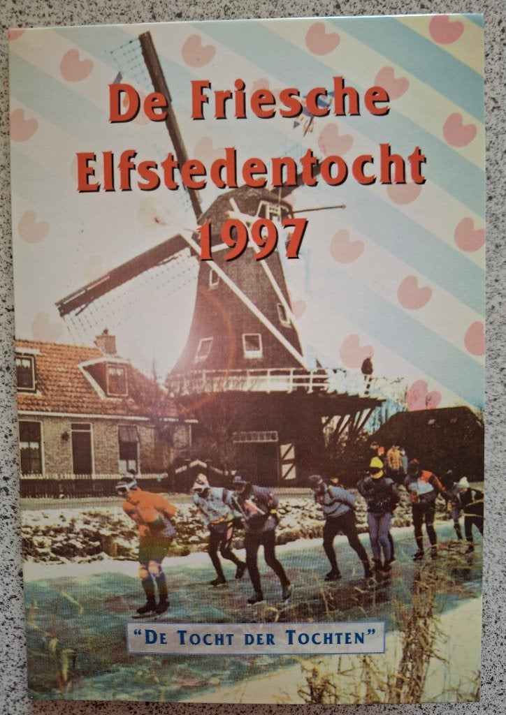 Muntset 1997 De Friesche Elfstedentocht compleet met hoesje., Verzenden, Koningin Beatrix, Overige waardes, Setje