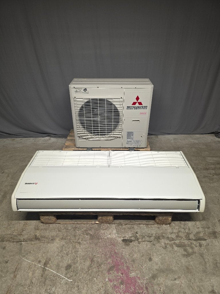 Refurbished onderbouw airco warmtepomp Mitsubishi 14 kW, Koelen en Ontvochtigen, Timer, Refurbished, 3 snelheden of meer