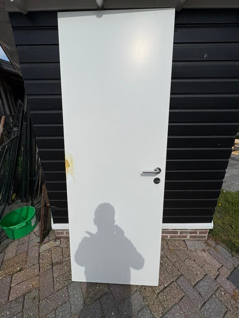 Stompe deur, Doe-het-zelf en Verbouw, Deuren en Horren, Ophalen of Verzenden, Zo goed als nieuw, Binnendeur, 200 tot 215 cm