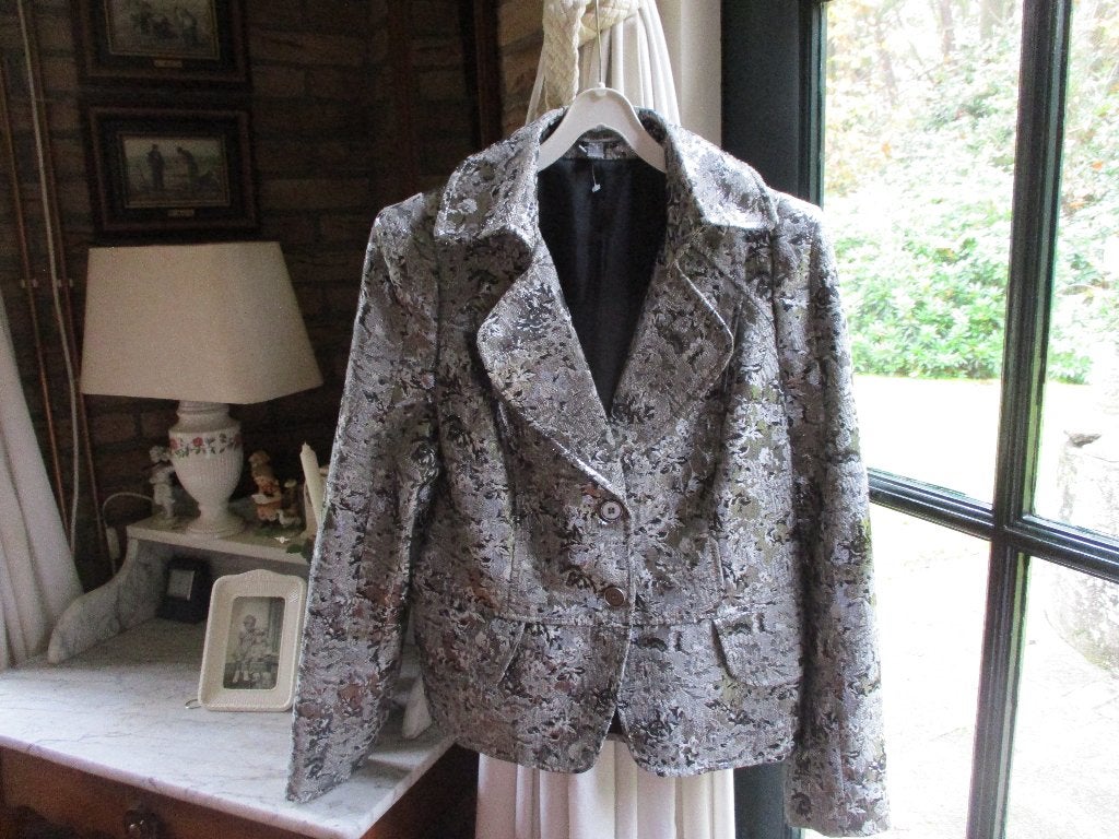 mj/NIEUW! BANDOLERA/jasje/blazer/ maat 42/ zwart met zilver, Verzenden, Zwart, Maat 42/44 (L), Nieuw