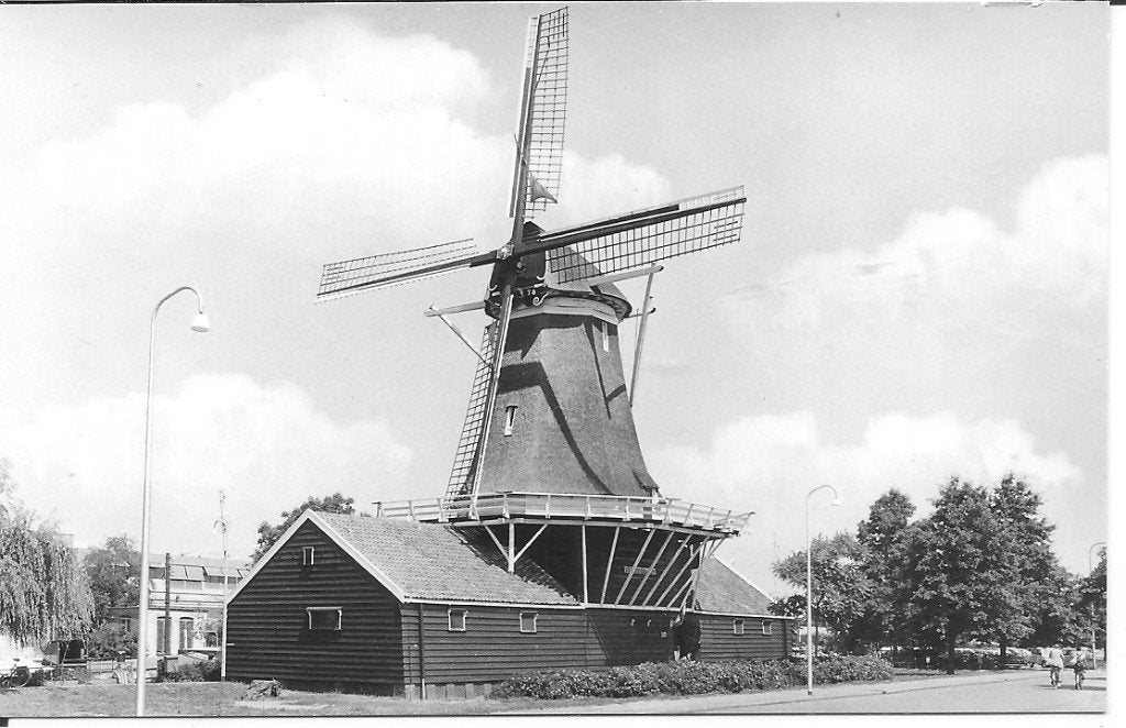 Oliemolen De Passiebloem Zwolle - Ansichtkaart 1976, Ophalen of Verzenden, 1960 tot 1980, Ongelopen, Overijssel