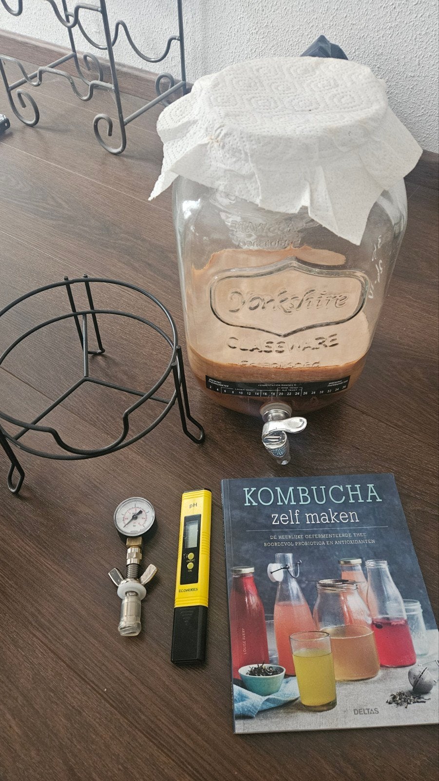 Complete Kombucha Brouwset - Start Vandaag Nog!, Ophalen, Gebruikt