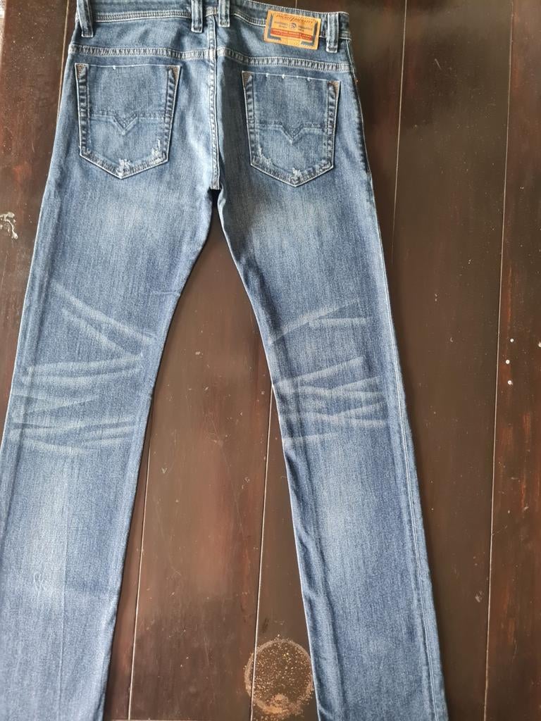 ZGAN CLASSIC DIESEL SAFADO SLIM STRAIGHT STRETCH JEANS31/34, Diesel, Blauw, W32 (confectie 46) of kleiner, Ophalen of Verzenden