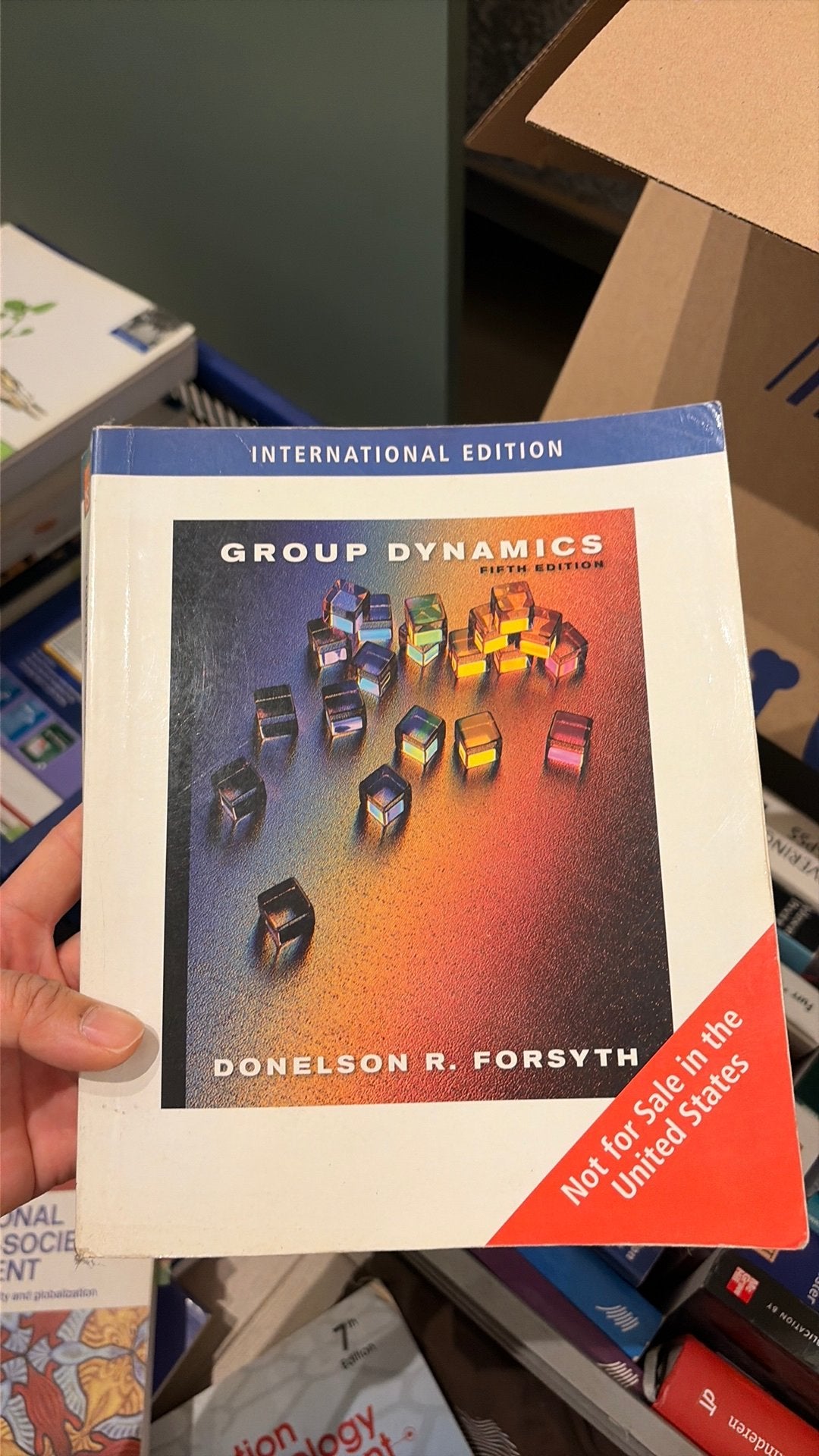 Group Dynamics - Donelson R. Forsyth (Vijfde editie), Boeken, Studieboeken en Cursussen, Ophalen, Gamma, Gelezen, HBO